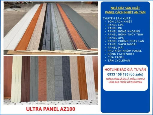 Bảng màu của tấm ultra panel 