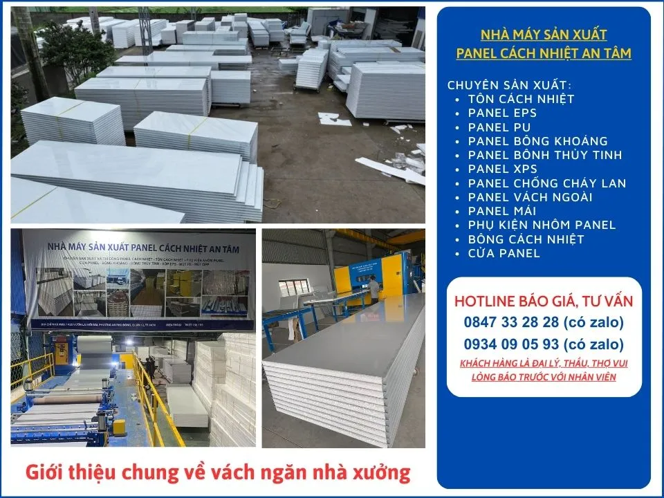 Giới thiệu chung về vách ngăn nhà xưởng