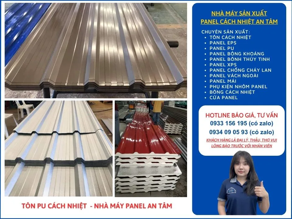 Báo Giá Tole PU Cách Nhiệt Tháng 06