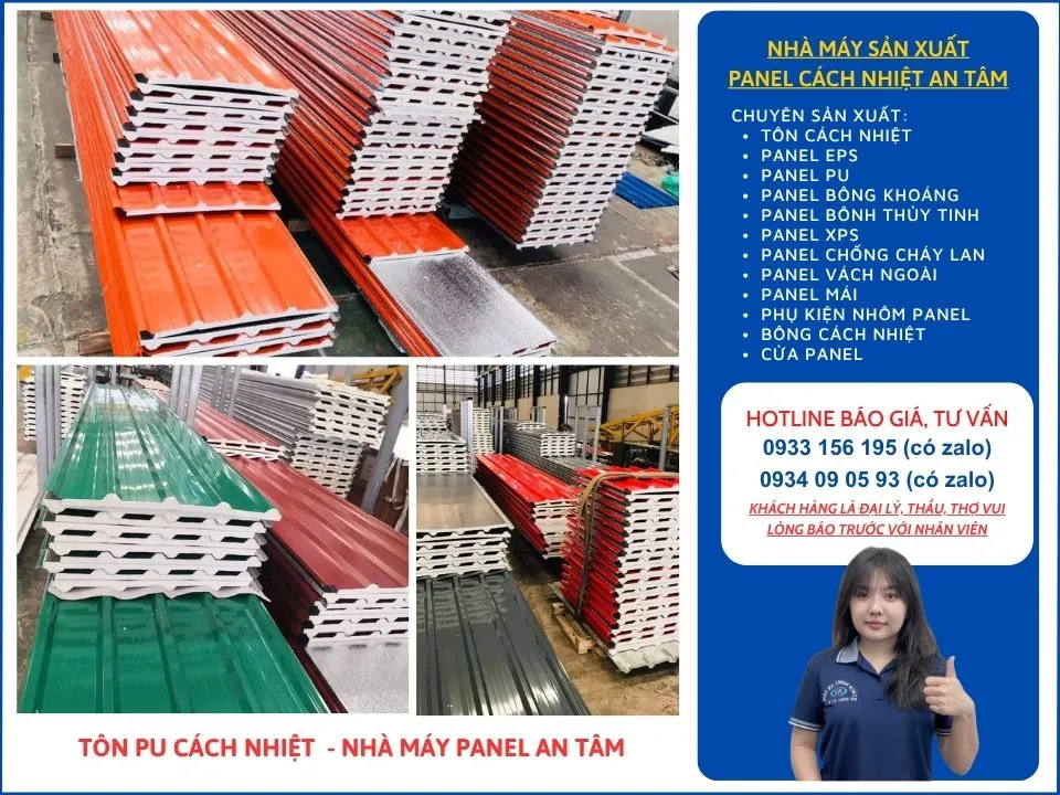 Báo Giá Tole PU Cách Nhiệt Tháng 06