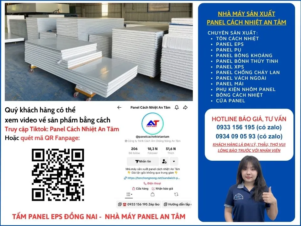địa chỉ cung cấp tấm panel EPS Đồng Nai