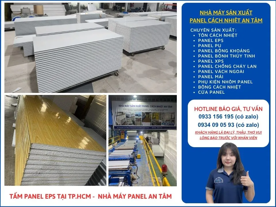 Ứng dụng phong phú của tấm panel EPS TP.HCM