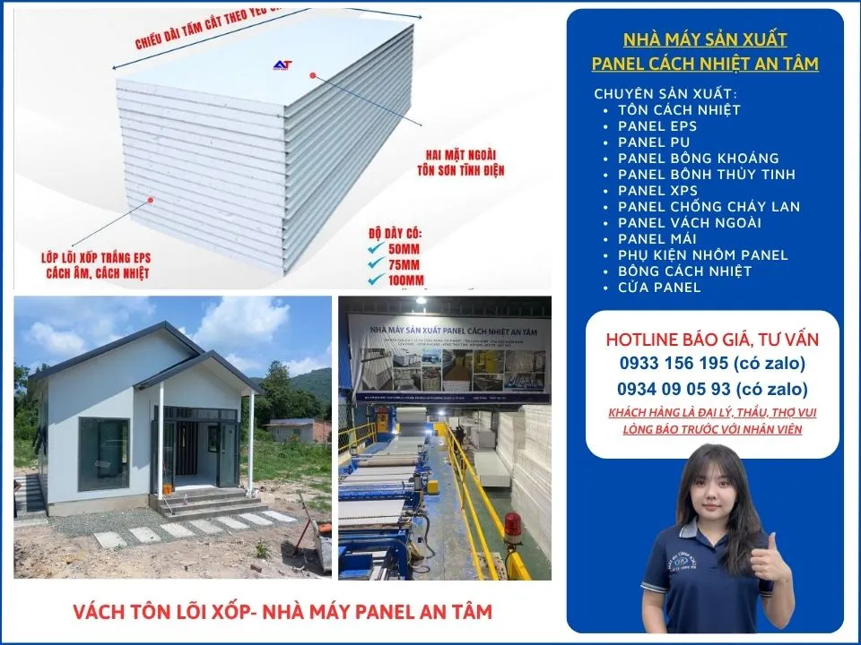 Vách panel lõi xốp EPS