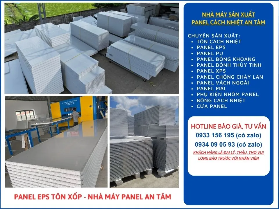 Tấm panel EPS tấm panel xốp (Expanded Polystyrene)