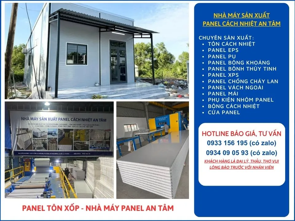 Tấm panel xốp