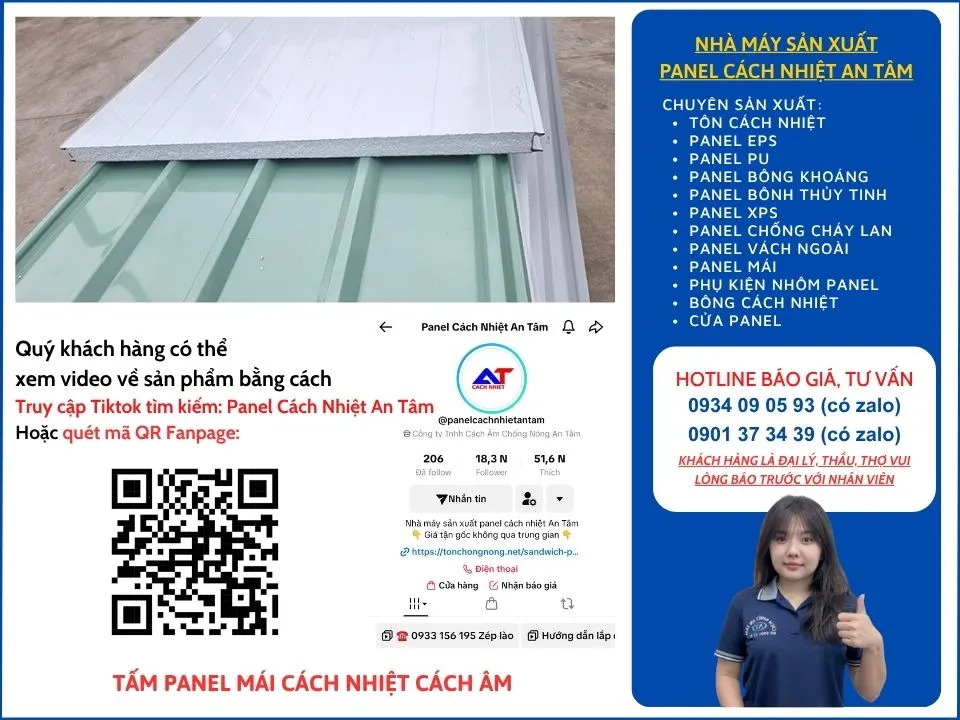 tấm panel lợp mái