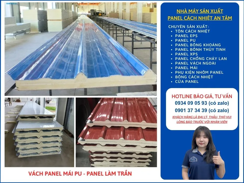 Tấm panel PU mái