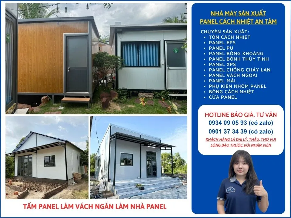 Nhà lắp ghép bằng tấm panel