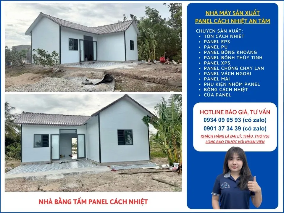 Nhà lắp ghép từ tấm panel