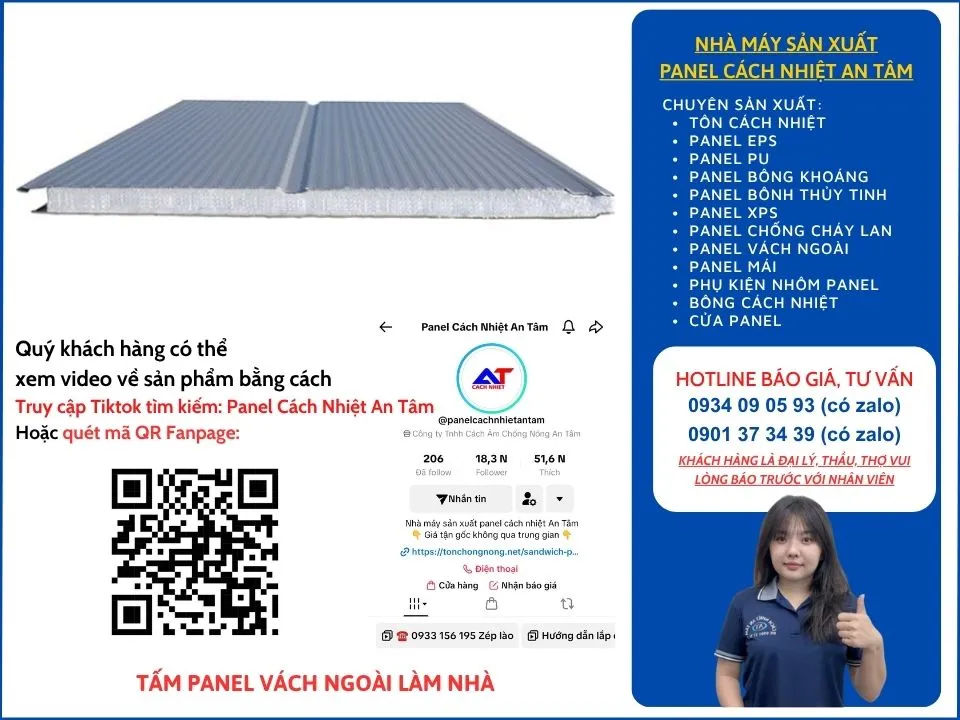 Panel vách ngoài trời eps
