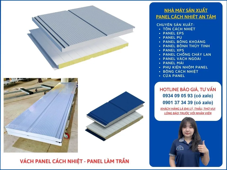 Thông số kỹ thuật của panel EPS dùng cho vách ngoài trời