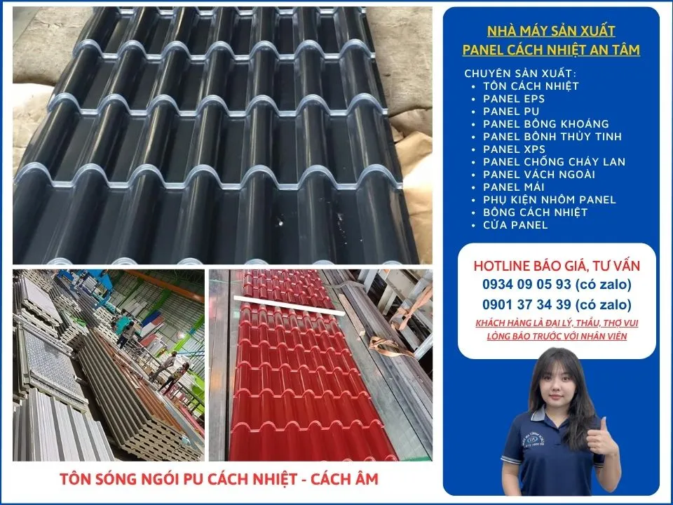 Ưu điểm nổi bật của tôn cách nhiệt sóng ngói