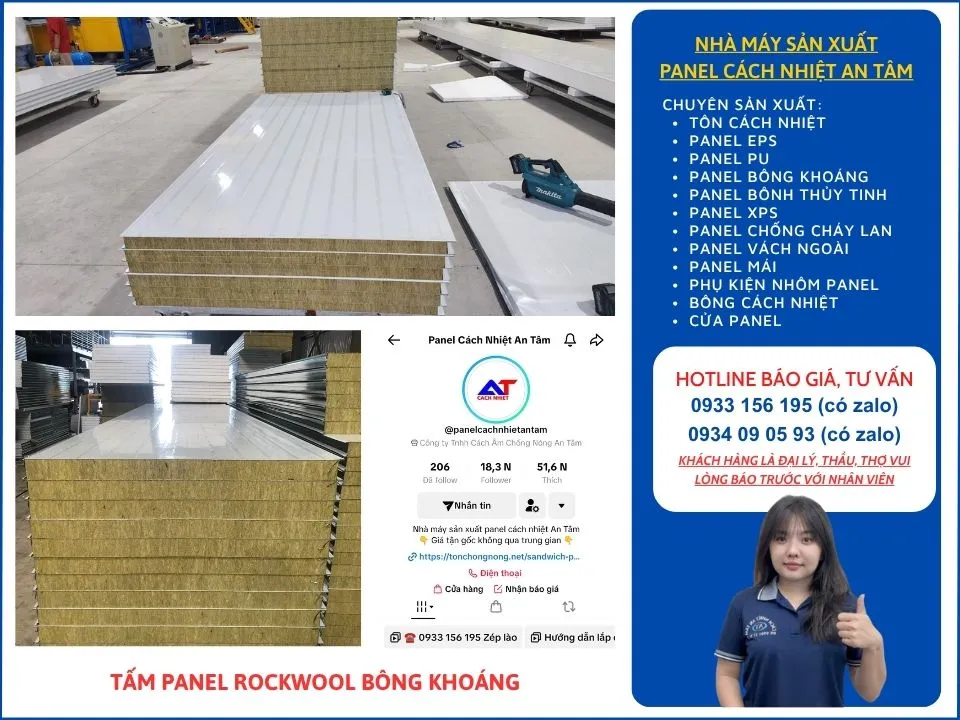 Tấm panel Rockwool