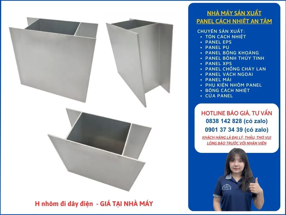 H nhôm đi dây điện