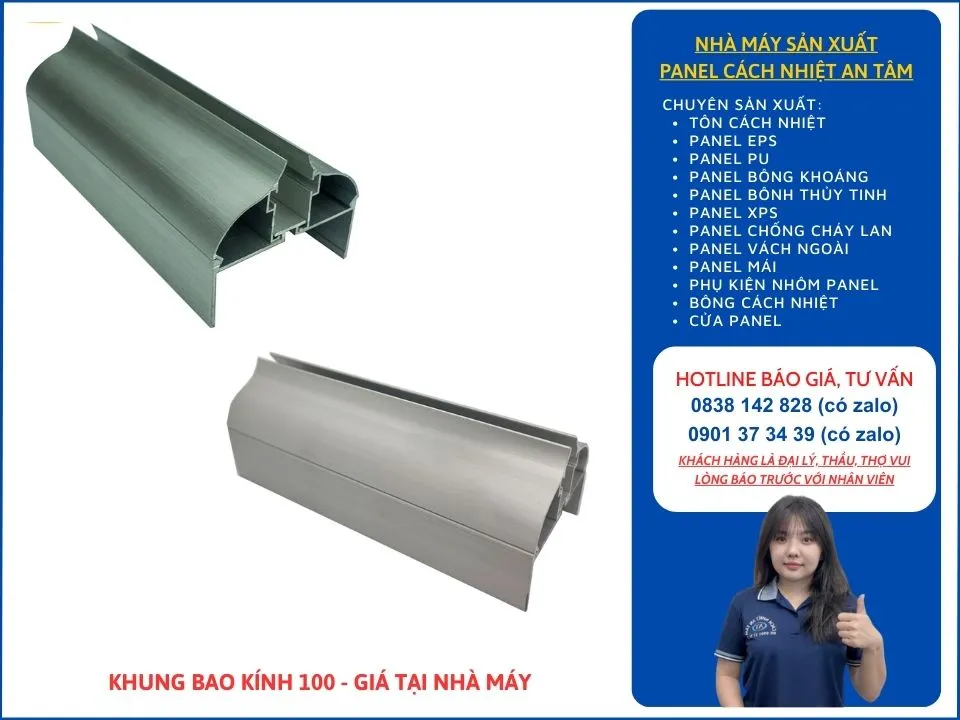 Khung bao kính 100