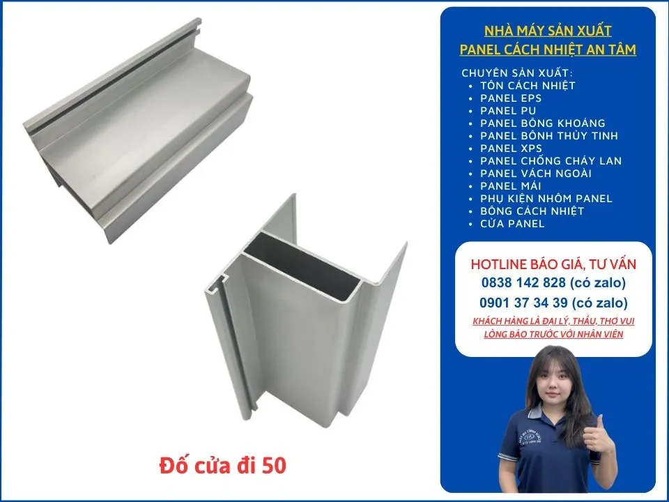 Đố cửa đi 50