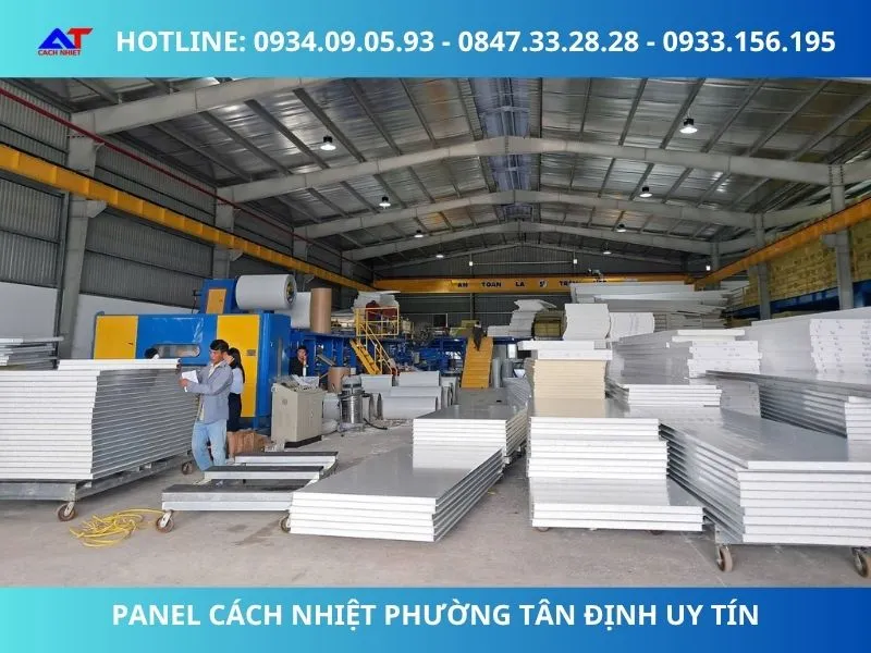Panel cách nhiệt phường Tân Định