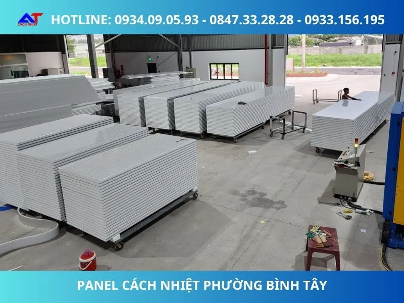 Panel cách nhiệt Phường Bình Tây 