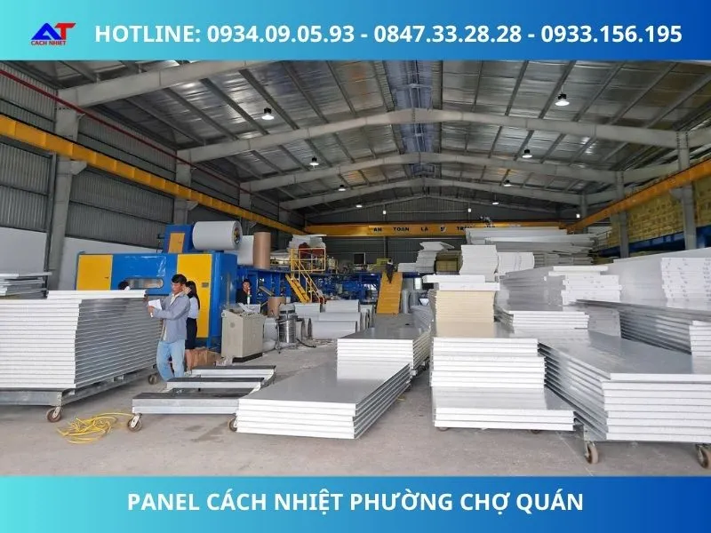 Panel cách nhiệt Phường Chợ Quán