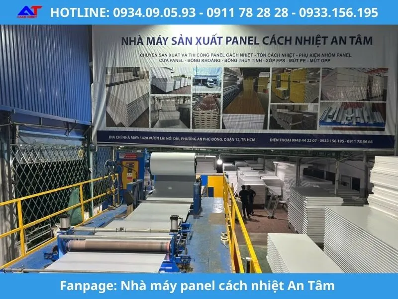 Nhà máy panel cách nhiệt An Tâm