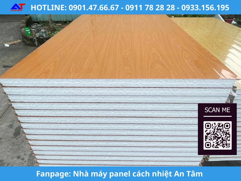 Vách panel cách nhiệt sử dụng ngoài trời được