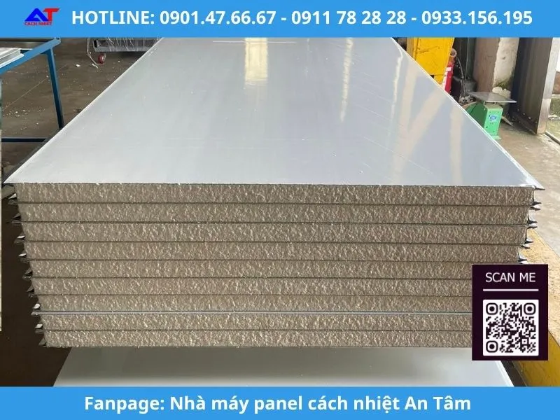 Loại panel 5cm trắng sữa thông dụng