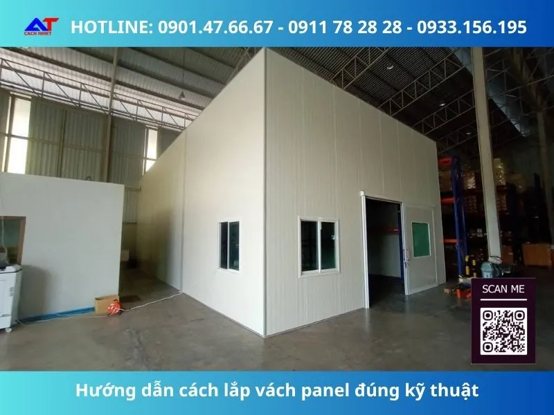 Lắp dựng vách Panel